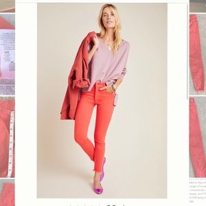 MOTHER The Stunner High Rise Skinny ankle jean